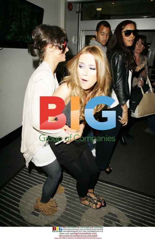 The Saturdays Arrive at BBC Radio 1