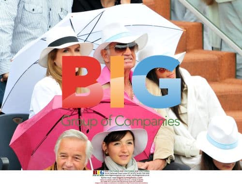 Belmondo, Clair, and Gandolfi at French Open 2009