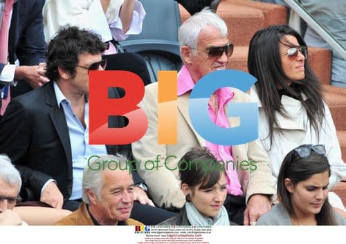 Belmondo, Bruel and Gandolfi at Roland Garros 2009