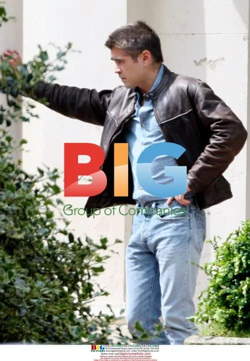 Colin Farrell films "London Boulevard" in West London