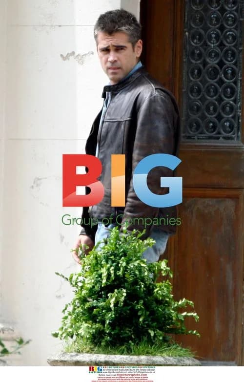 Colin Farrell filming "London Boulevard"
