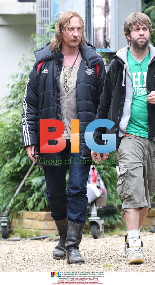 David Thewlis filming 'London Boulevard'