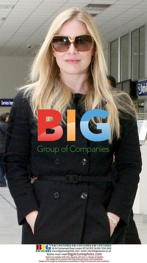 Emily Procter at Nice Airport