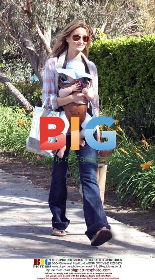 Natasha Mcelhone with baby Rex