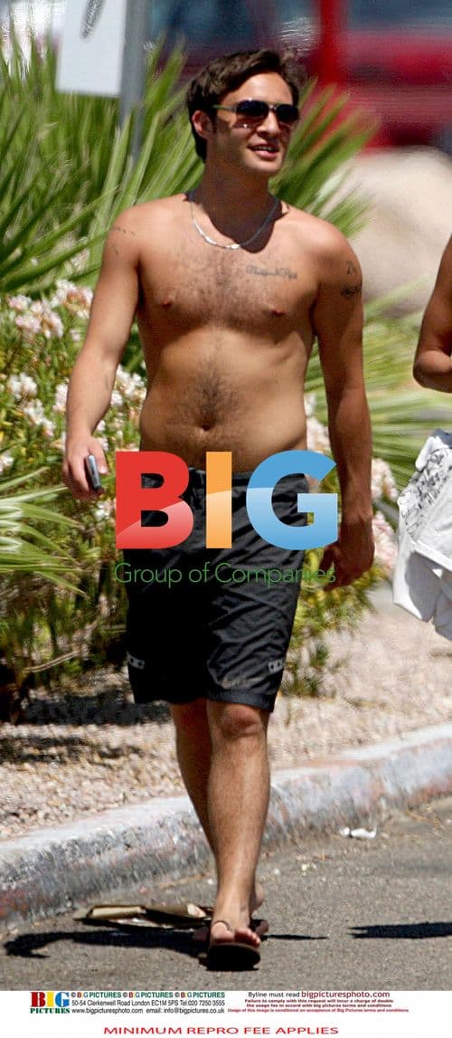 Ed Westwick and Jessica Szohr in Arizona