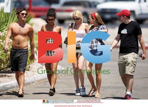 Ed Westwick and Jessica Szohr in Arizona