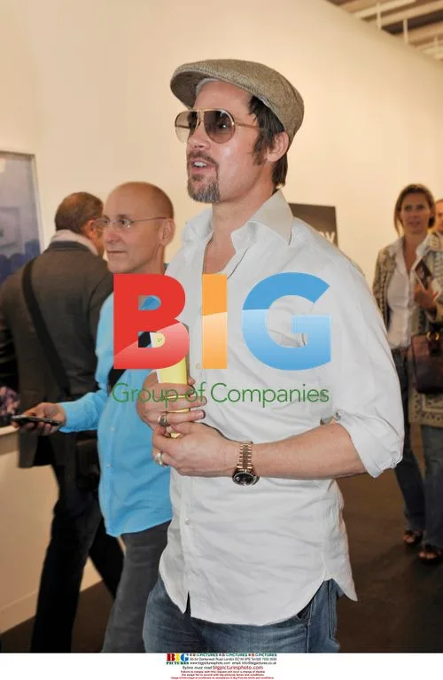 Brad Pitt at Art Basel 2009
