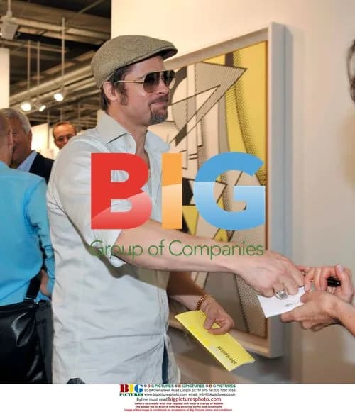 Brad Pitt at Art Basel 2009
