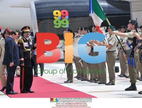 Gaddafi Visits Berlusconi in Rome