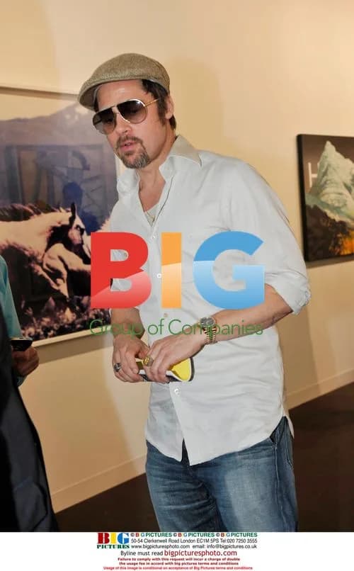 Brad Pitt at Art Basel in Basel