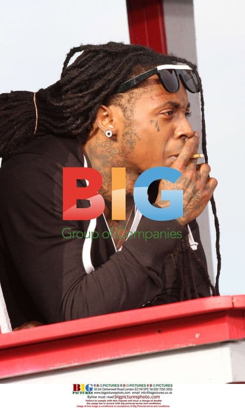 Lil Wayne filming music video in Malibu