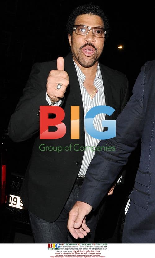 Lionel Richie Enjoys Cipriani's in London