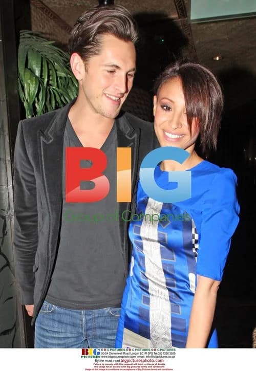 Amelle Berrabah and boyfriend seen leaving club