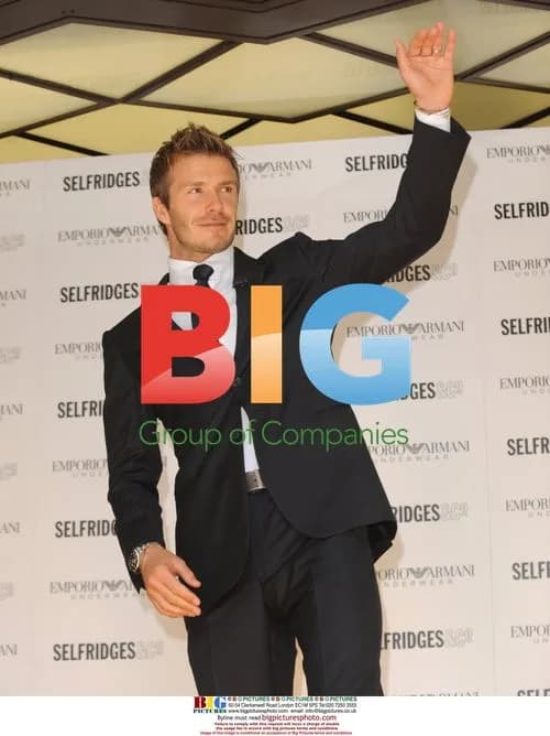 David Beckham Unveils Armani Underwear Campaign