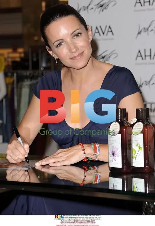 Kristin Davis promotes Ahava Cosmetics