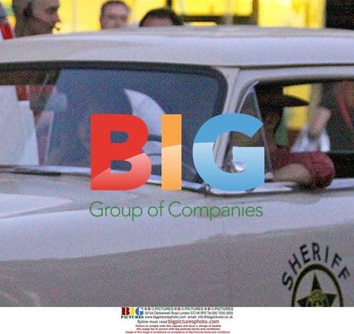 Kate Hudson and Casey Affleck filming "The Killer Inside Me"