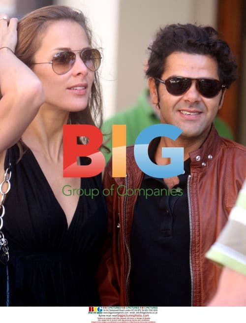 Jamel Debbouze and wife Mlissa Theuriau in London