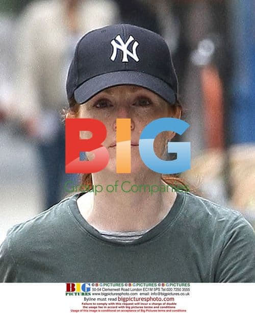 Julianne Moore leaving gym in NYC