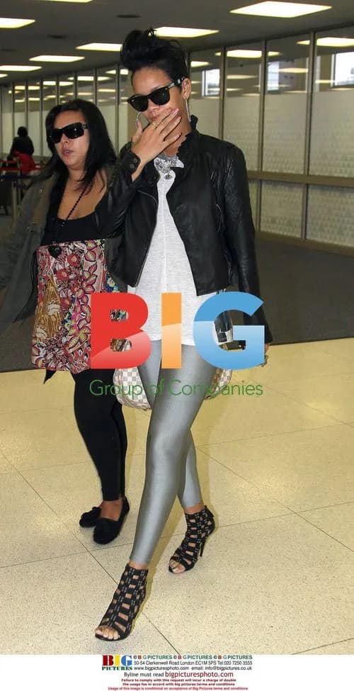 Rihanna at JFK Airport