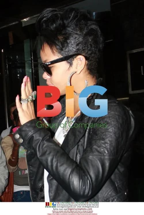 Rihanna Leaving Hotel for Airport in NYC
