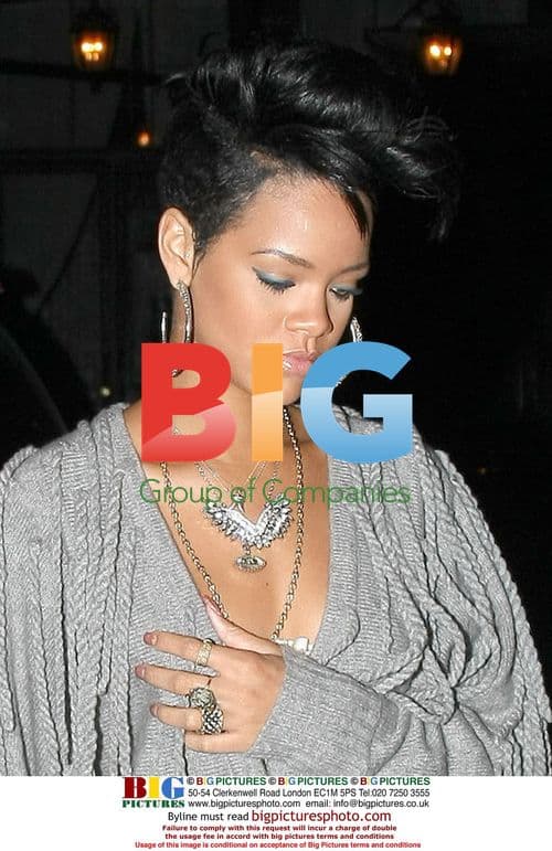 Rihanna Arrives at 'The E.N.D.' Launch