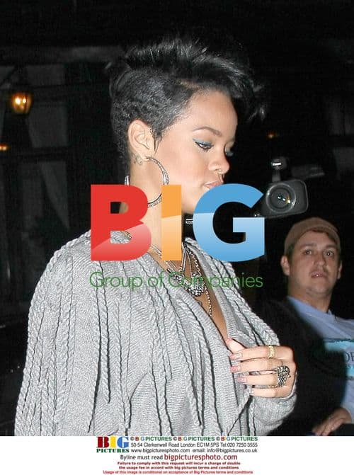 Rihanna Arrives at 'The E.N.D.' Launch