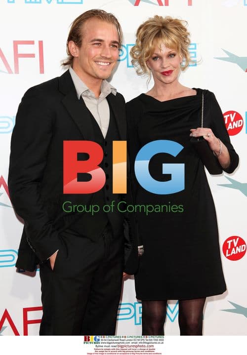 Melanie Griffith & son Jesse Johnson at AFI event