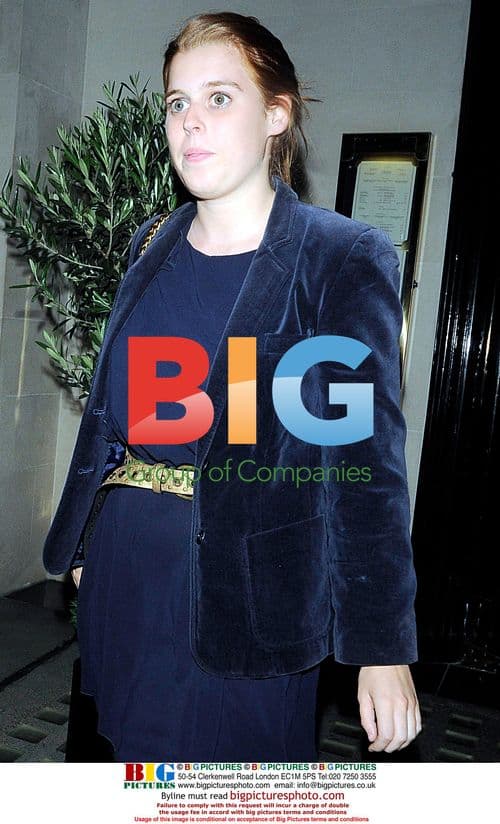 Princess Beatrice and Sarah Ferguson Leave Scotts