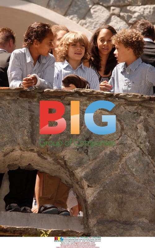 Elias Becker at Boris Becker"s civil wedding in St. Moritz