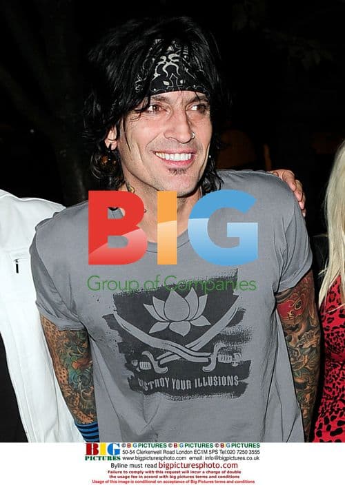 Tommy Lee Arrives at Bungalow 8, London