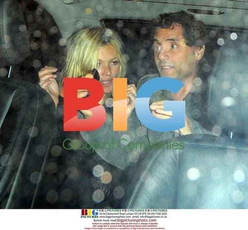Kate Moss and Mario Sorrenti leaving restaurant