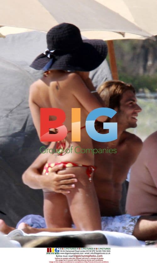 Playboy model Shauna Lamas on Miami Beach