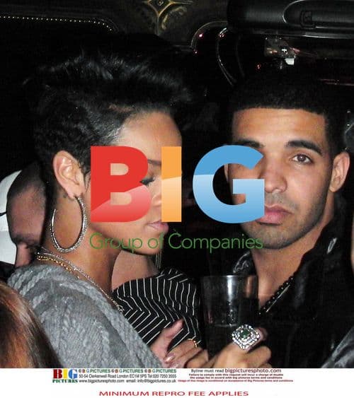 Rihanna with new boyfriend Aubrey Drake Graham