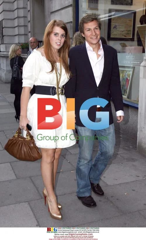 Princess Beatrice and Dave Clark arrive for fundraiser