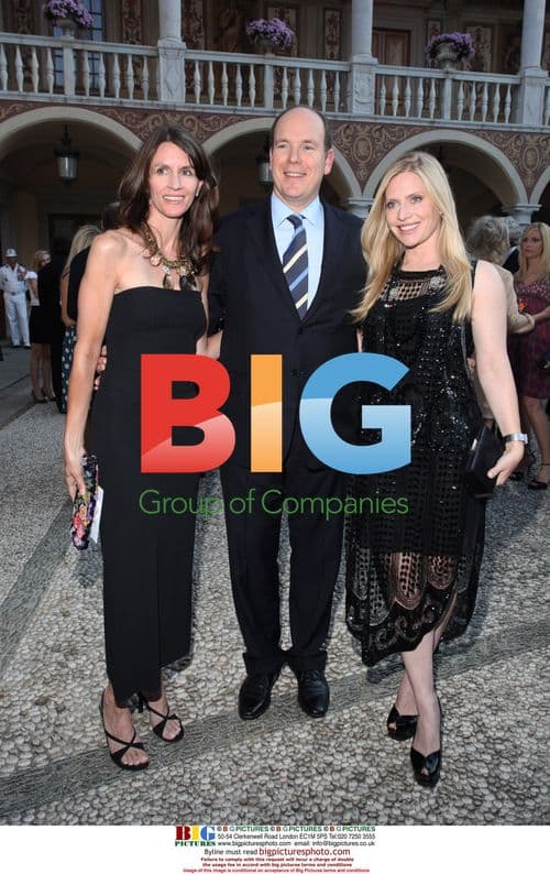 Emily Procter, Prince Albert at Monte Carlo TV Festival