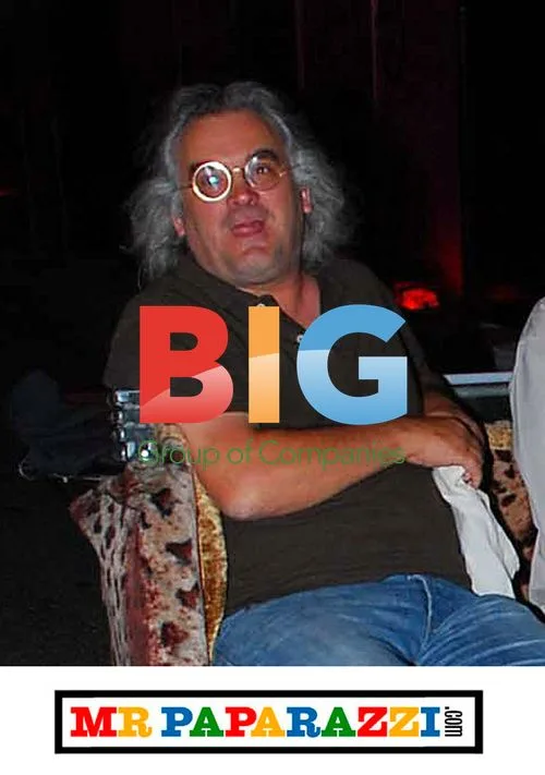 Director Paul Greengrass rides in rickshaw