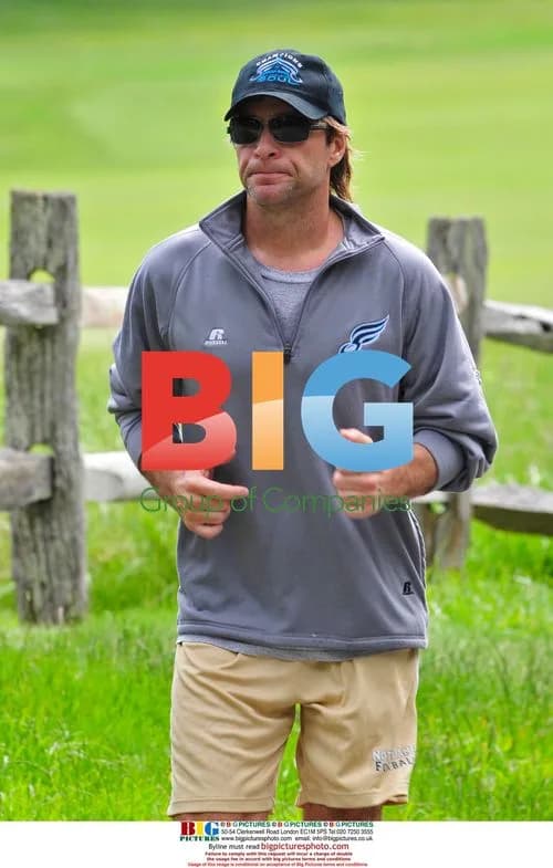 Jon Bon Jovi Jogging in the Hamptons