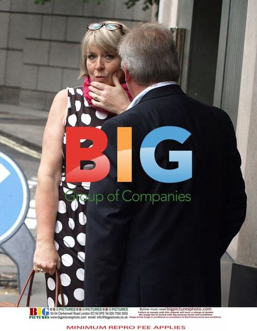 Fern Britton Meets Friend for Lunch in London