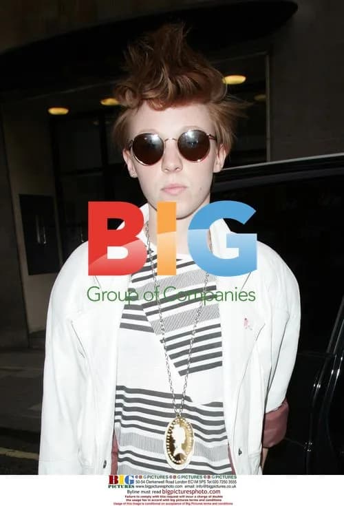 La Roux leaves Radio 1 studios, London