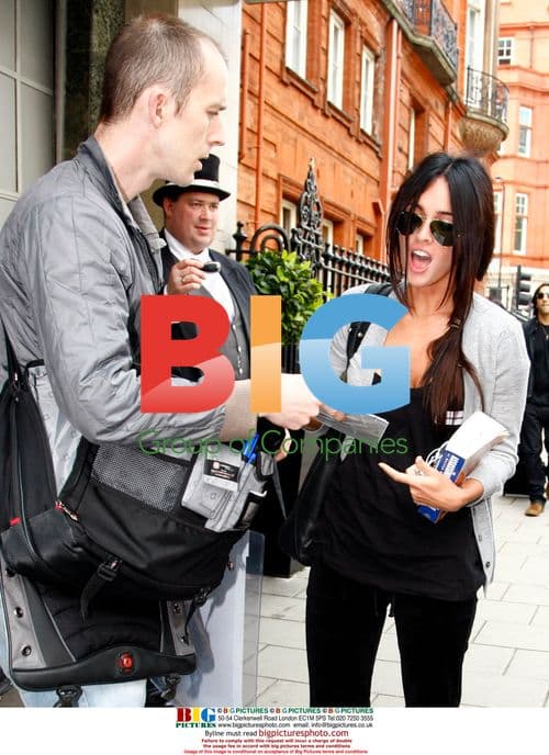 Megan Fox arrives at 'Transformers 2' press junket