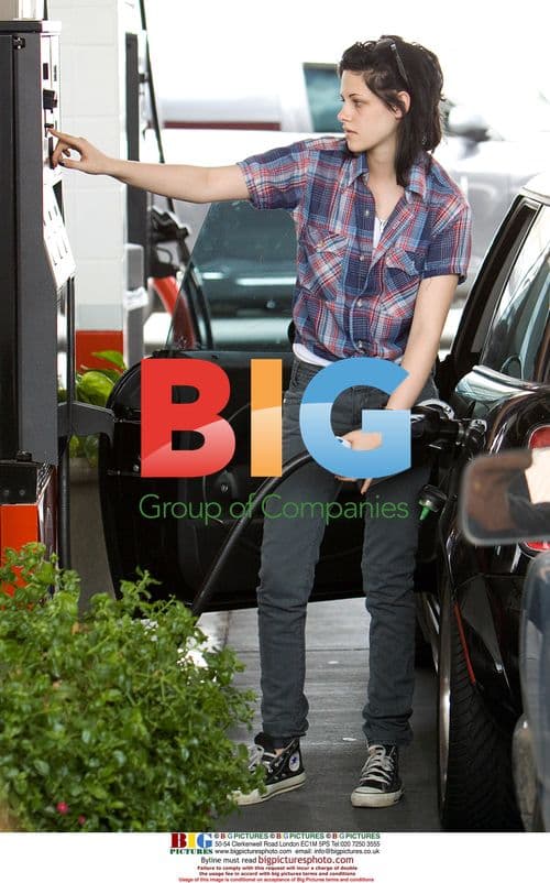 Kristen Stewart Gassing Up