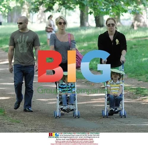Britney Spears with kids in London