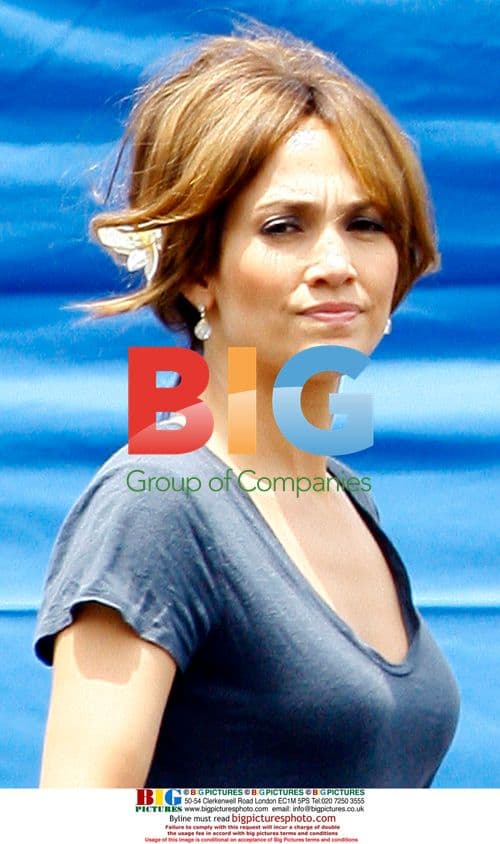 Jennifer Lopez filming 'The Back-up Plan'
