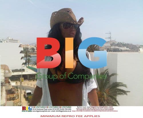 Jordan aka Katie Price in Spain