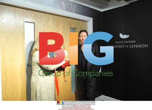 Julian and Cynthia Lennon Launch 'White Feather' Exhibition