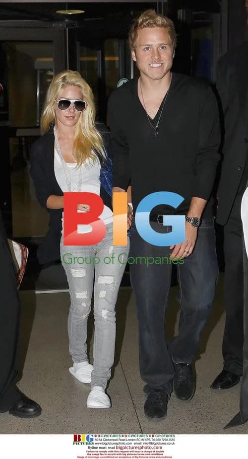 Heidi Montag and Spencer Pratt at LAX