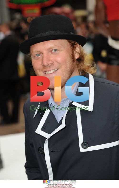 Leigh Francis at "Bruno" premiere in London