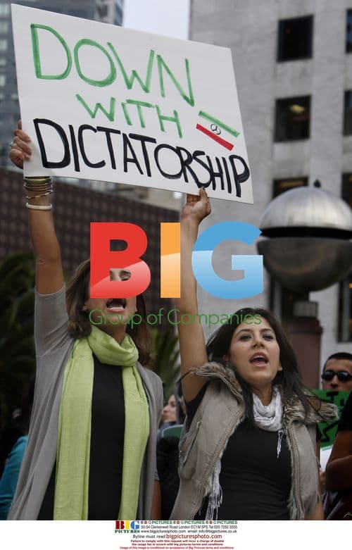 Iranian-American Demonstrators in San Francisco