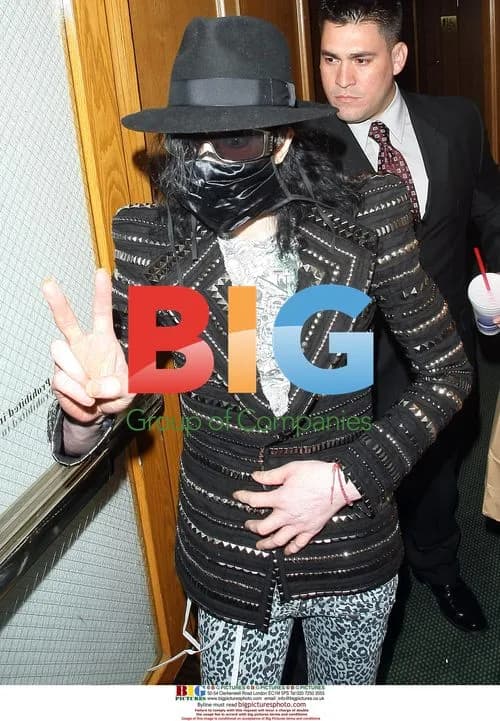 Michael Jackson at Meeting in Beverly Hills