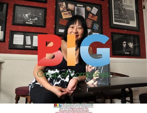 May Pang and book 'Instamatic Karma' in Blenheim House